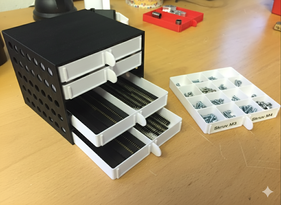 5-Drawer Storage Box